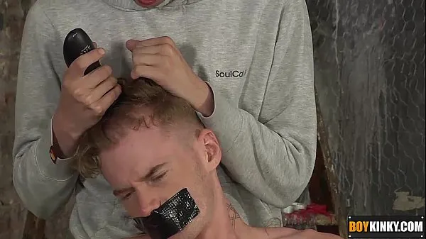 New Sebastian is about to get his head shaved and face fucked total Tube