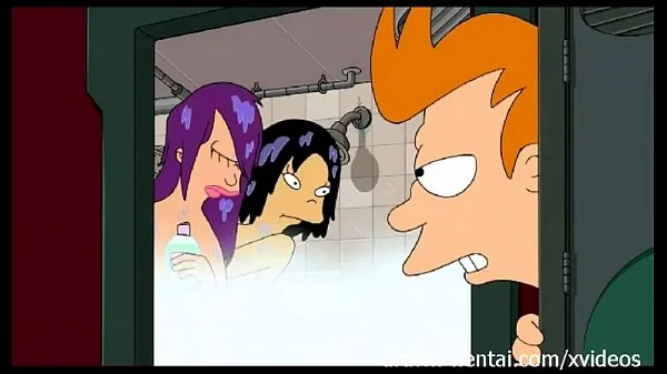 Novo Futurama Hentai - Banho a três tubo total