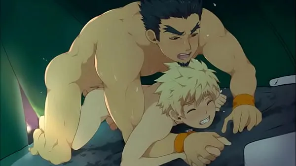 New Anime blonde boy having fun with older man total Tube