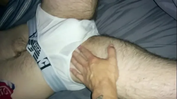 New Sexy massage by tattooed man to his bi friend total Tube