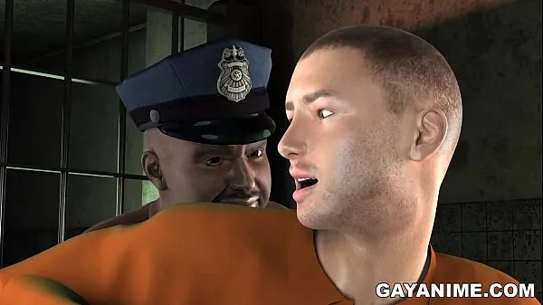 New 3D cartoon prisoner gets fucked in the ass by a chubby black cop total Tube
