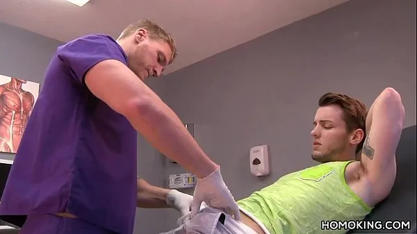 New Gay doctor sucking off his handsome patient total Tube