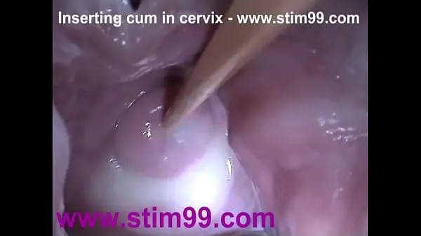 New Insertion Semen Cum in Cervix Wide Stretching Pussy Speculum total Tube