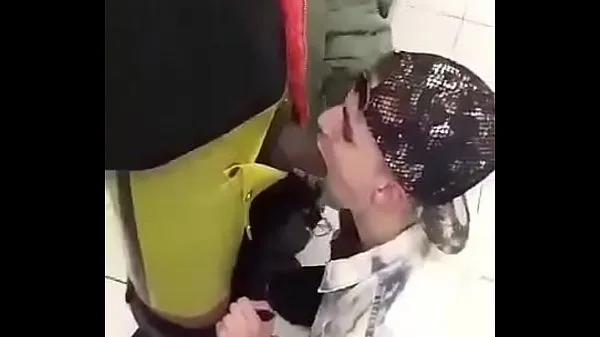 New Sucking and taking the 's piss in the bathroom total Tube