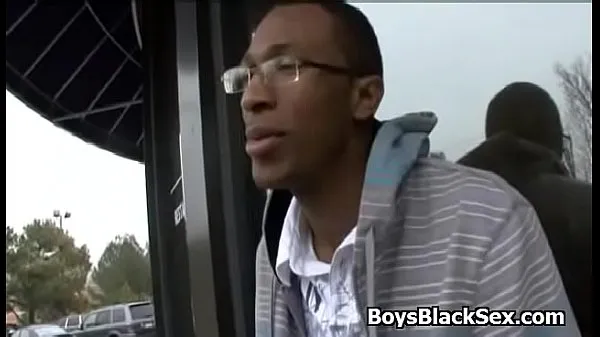 New Sexy white gay boy enjoy big black cok in his mouth total Tube