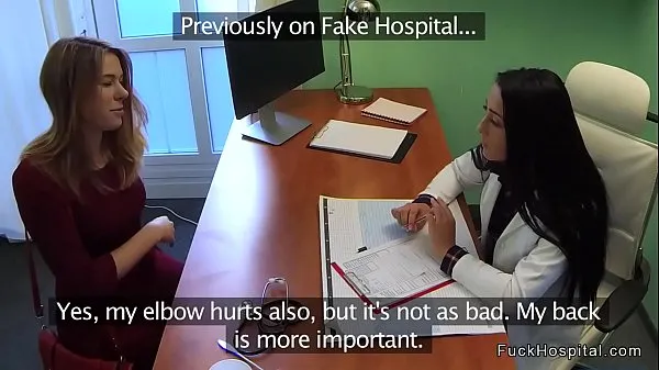 Nowa Doctor catches nurse and blonde babe and then they having threesome całkowita rura