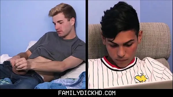 New Bear Step Dad Walks In On His Twink Step Son Fucking A Twink Latino Foreign Exchange Student And Joins In - Kristofer Weston, Ariano total Tube