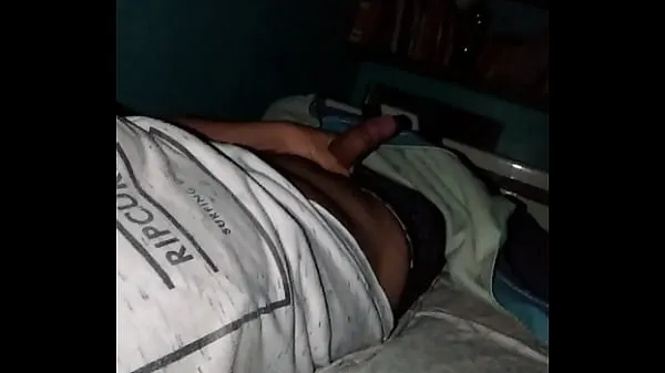 Új asshole in bed touching himself to be seen teljes cső