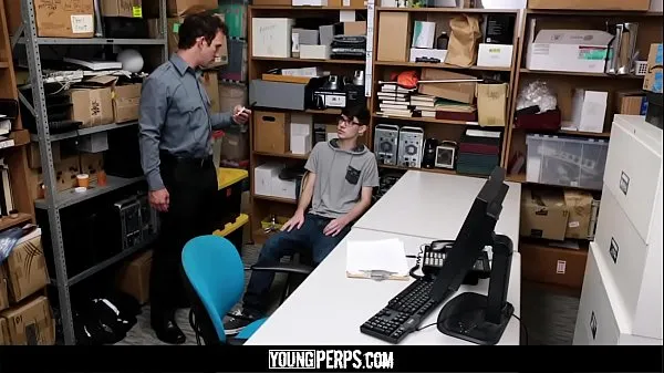 New YoungPerps - Nerdy Twink Railed Out By A Security Guard total Tube