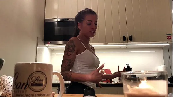 New Perfect Pokies on the Kitchen Cam, Braless Sylvia and her Amazing Nipples total Tube