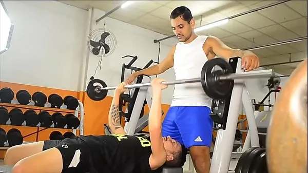 New PERSONAL TRAINER SAFADO EATS YOUR CUSTOMER IN THE MIDDLE OF THE ACADEMY total Tube