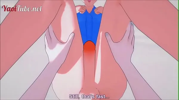 New Evangelion Yaoi Hentai 3D - Shinji x Kaworu. Handjob, blowjob and bareback and cums in his mouth and ass total Tube