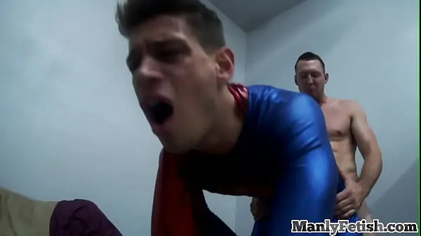 Nová trubka celkem Superjock fucked from behind after bondage play