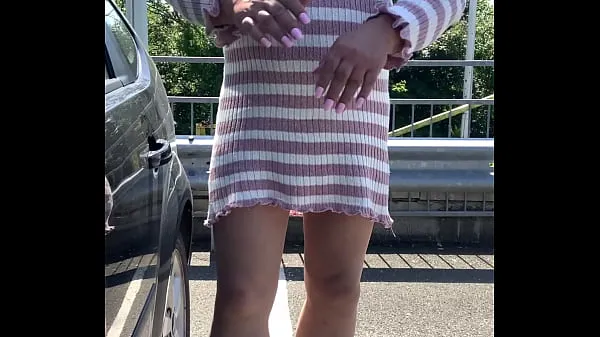 ใหม่kelly cd on a carpark in pink jumper dress and nude pantyhoseหลอดทั้งหมด