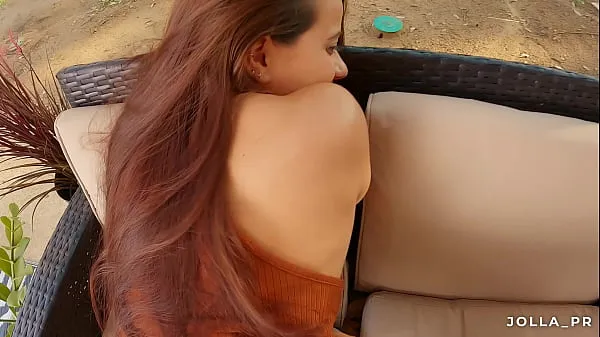 Nouveau Belle épaisse Latina Jolla suce et baise dans le patio POV tube total