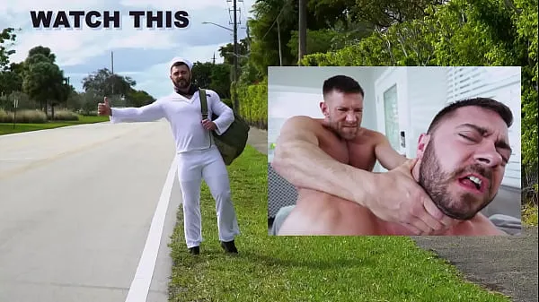 New GAYWIRE - Navy Stud Derek Bolt Lets Husky Bruce Beckhalm Slide In Between His Muscular Ass Cheeks total Tube