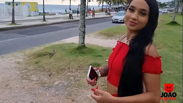 Ny The Young Michelly Beatriz On Rio de Janeiro Beach With Joao O Safado total rør