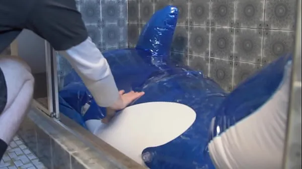 ใหม่Humping water inflated modified inflatable whale pool toyหลอดทั้งหมด