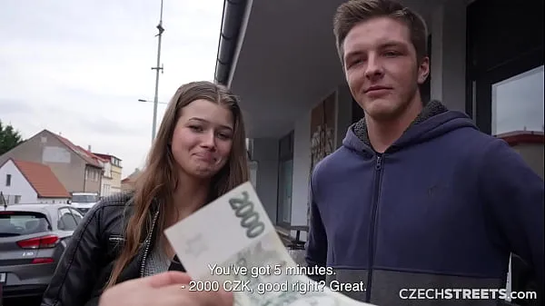 New CzechStreets - He allowed his girlfriend to cheat on him total Tube