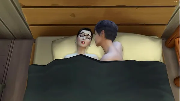 Nytt totalt Japanese step mom and step son share the same bed on vacation in Spain - Asian stepson leaves his stepmother pregnant after he fucks her rør