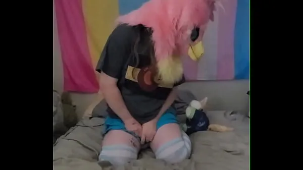 Новая Trans Raptor Fursuiter Wetting Her Diaper And Then Fingering Herself общая труба